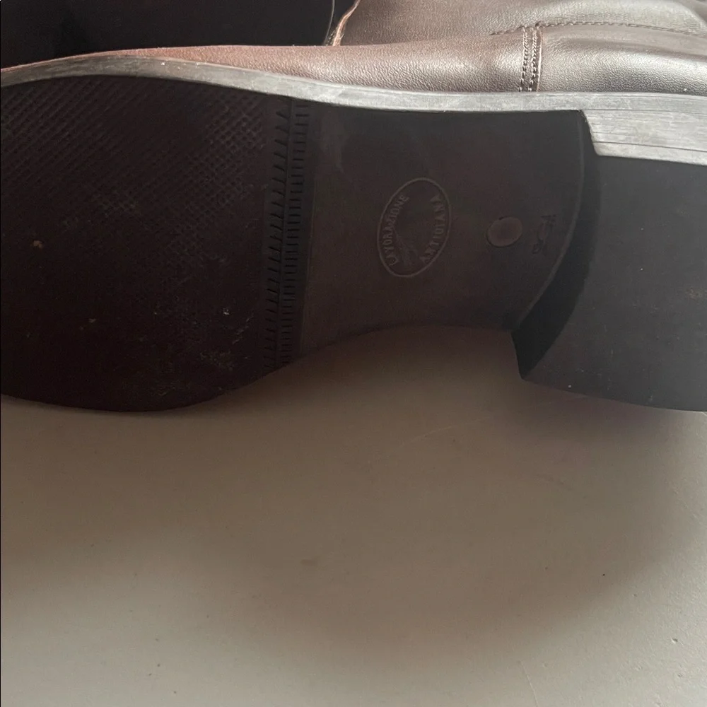 Women’s Laborazione Artigina Leather brown boots, gently worn